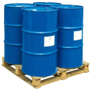 Picture of four iso Propyl alcohol barrel on a pallet